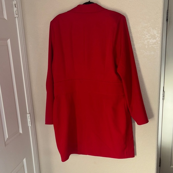 Fashion Nova plus size Bold Red Blazer Dress - Picture 9 of 9